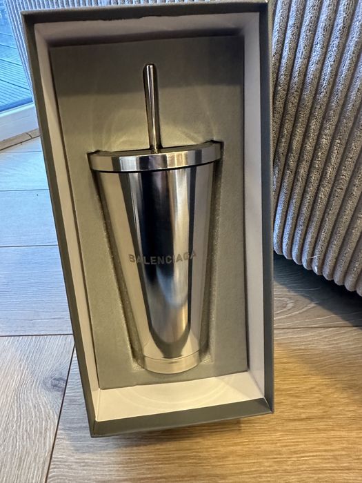 Kubek Balenciaga steel nowy