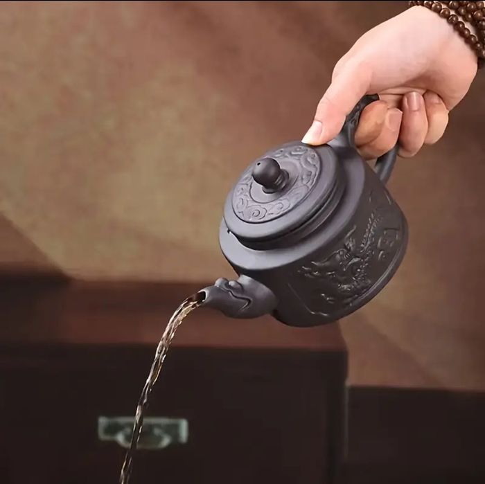 Китайський чайник з ісинської глини Тянь-Лун - Небесний Дракон 360 мл