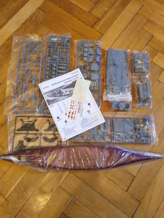 Model okrętu Prince of Wales 1:350