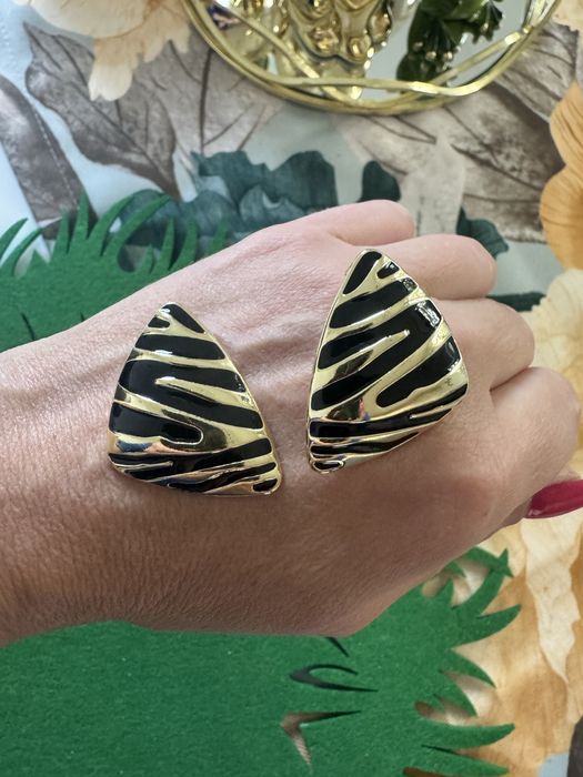 Kolczyki zebra Premium