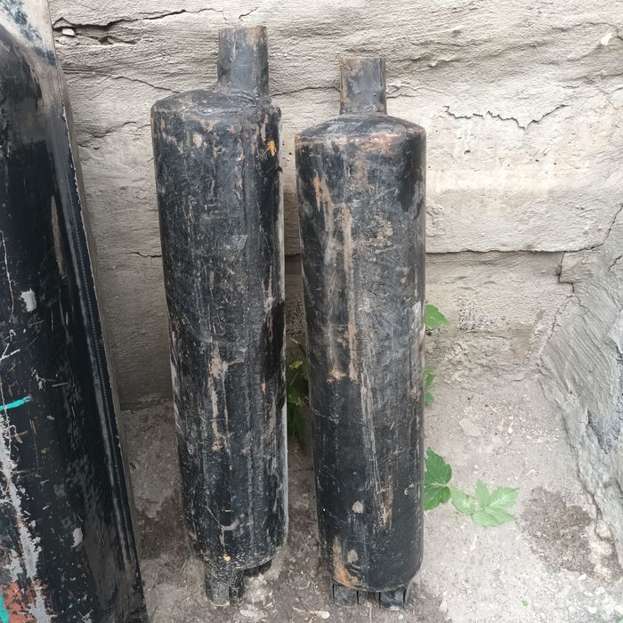 Бак топливный ЗИЛ, облицовка передняя ЗИЛ, глушитель ЗИЛ, дверь правая