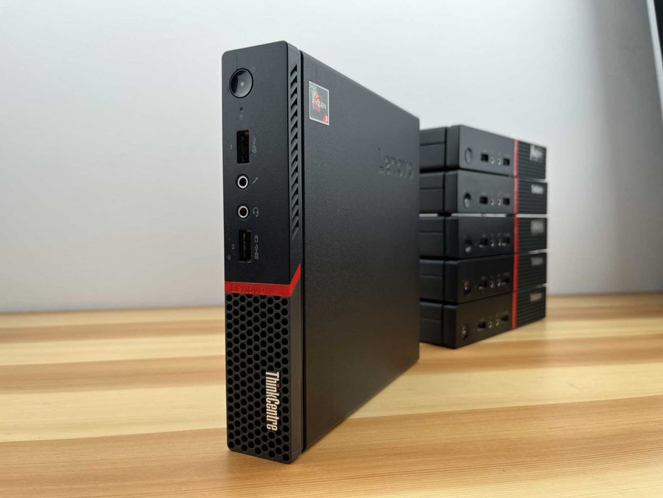 Wysprzedaż komputerów! Lenovo ThinkCentre M715q / Ryzen 3 2200GE / 8GB / 256SSD / WiFi / W11Pro / Office Gratis / FV Gwarancja