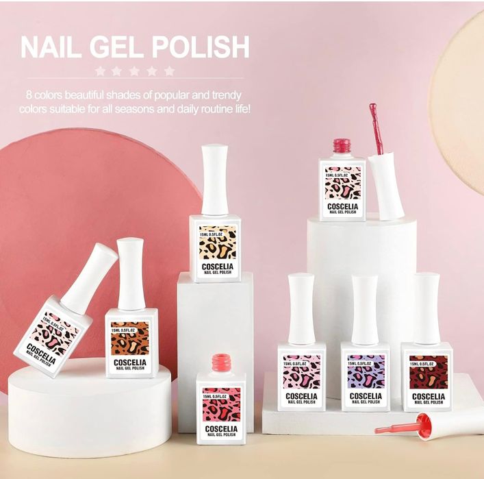 Kit esmalte de gel para unhas