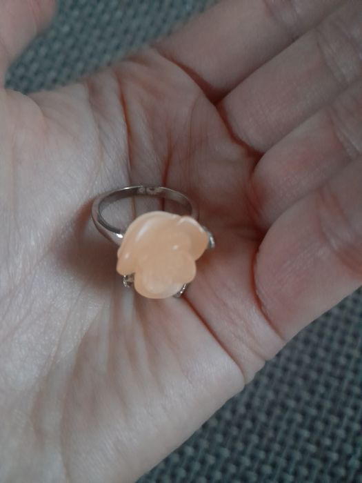 Pierścionek róża Rose pierścień biżuteria na dłoń