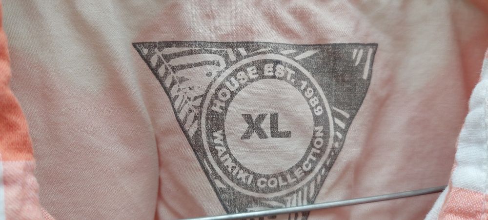 Koszula męska z krótkim rękawem, roz. XL, House