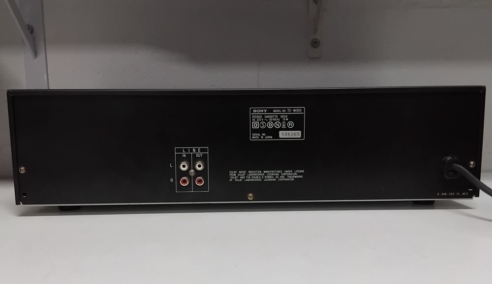 SONY deck cassettes TC-W300