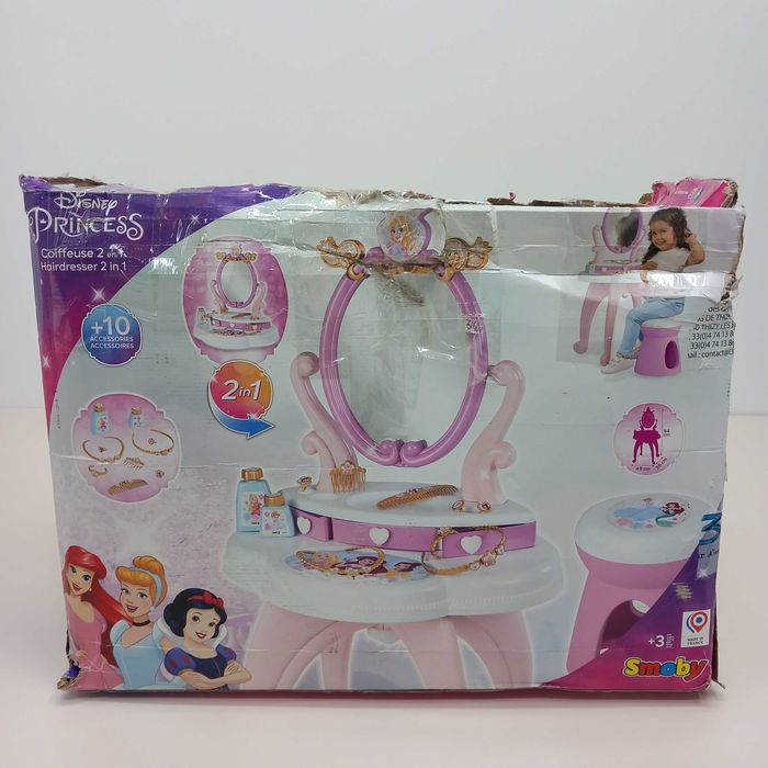 Smoby Disney Princess Toaletka 2w1 + 10 akcesoriów 320250