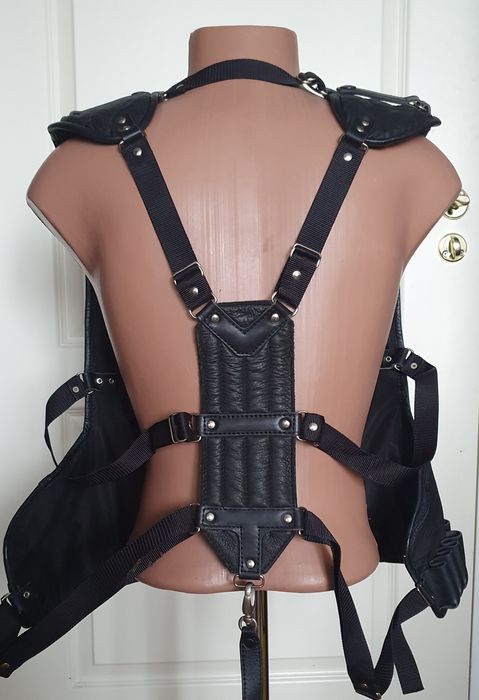 Сост.нов.! Жилет Разгрузочный Патронташ Кожа Безразмерн. Раритет 90-х