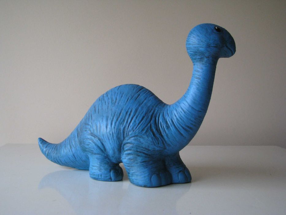 Sympatyczny dinozaur – duża figurka ceramiczna
