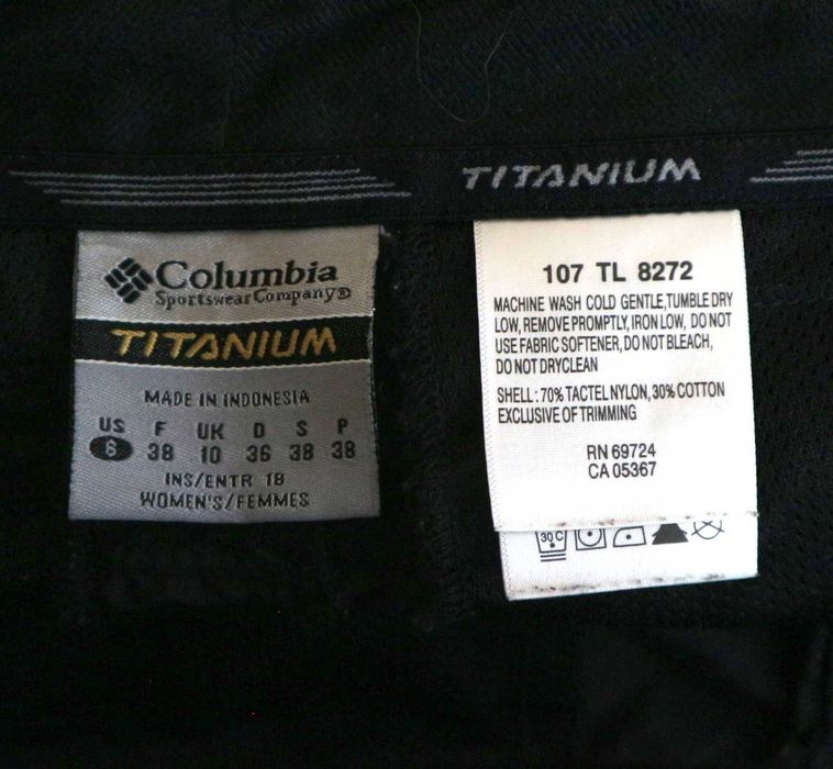 Columbia Titanium Tactel Capri damskie spodenki outdoorowe 38