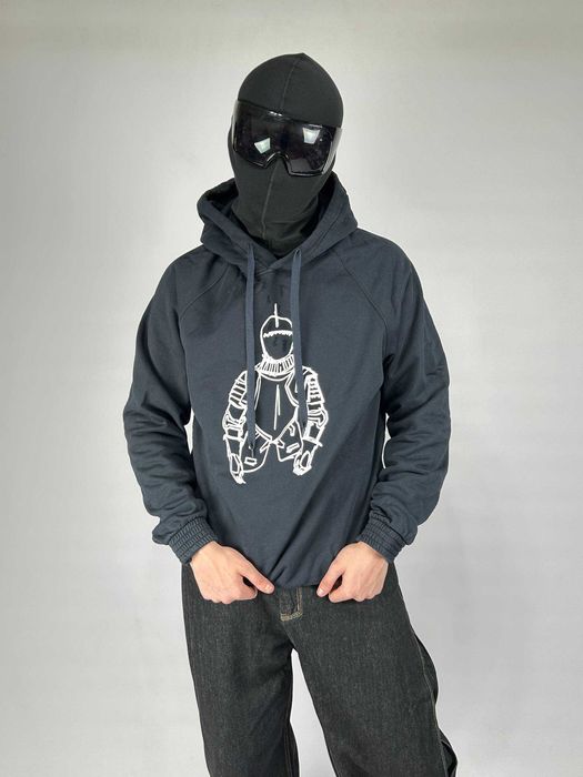 Худі Number (N)ine Knight black чорна худи черная кофта skinny