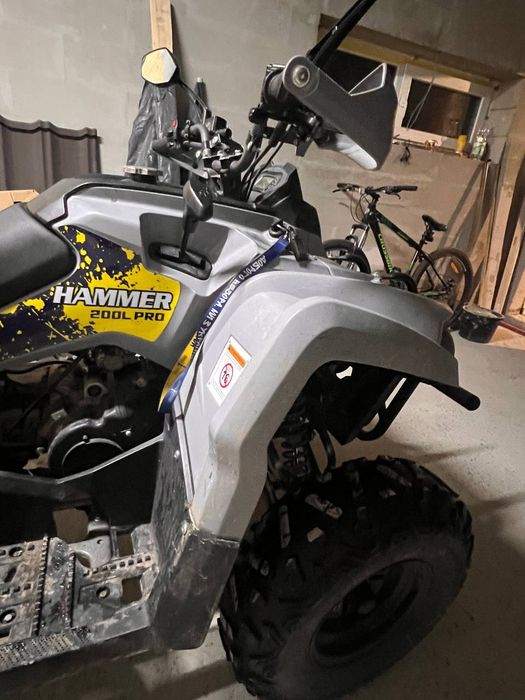 Продаю квадроцикл Mikilon Hammer 200l