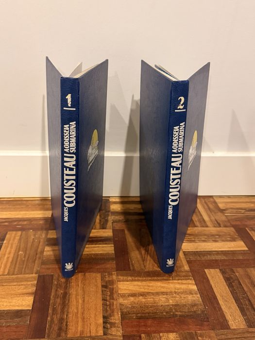 2 Volumes Jacques Costeau Odisseia Submarina