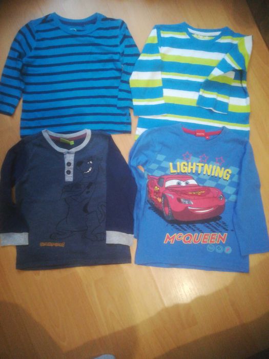 Bluzeczki długi rękaw r. 98