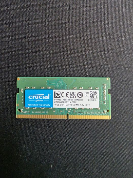 RAM Crucial 16GB DDR4-3200 SODIMM