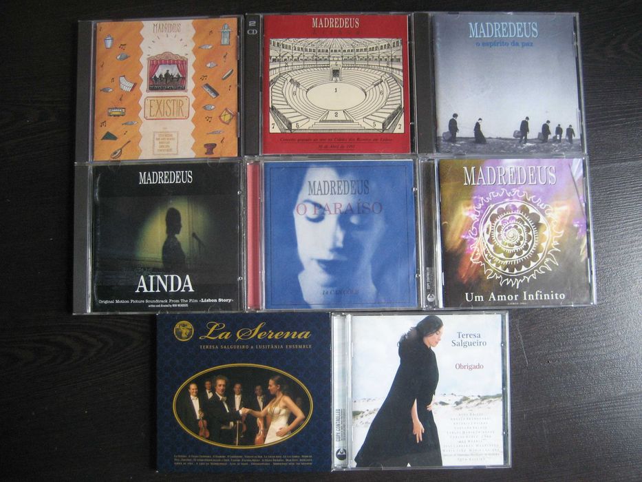 Centenas de CDs de música portuguesa e lusófona (C-G)