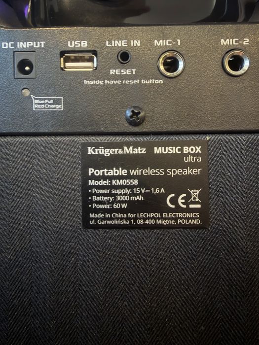 Głośnik Kruger & Matz Music Box Bluetooth.