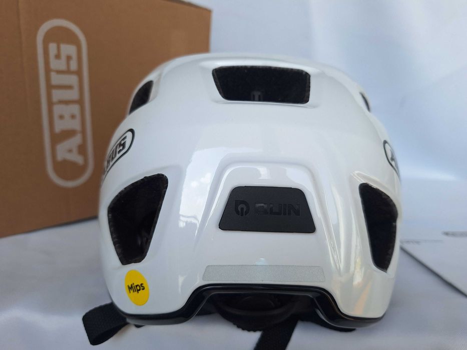 Kask rowerowy Abus Modrop Mips Shiny White S 51-55cm