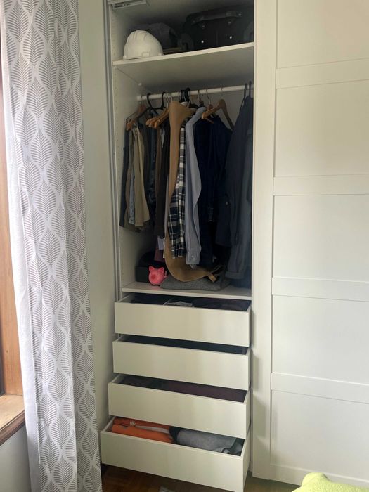 Armário Ikea PAX, 2 metros, com gavetas