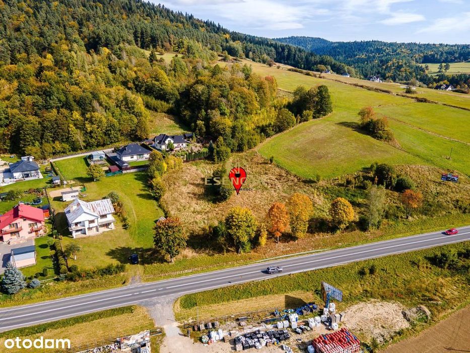 Działka inwestycyjna 48 ar przy Dk75 | Łabowa - Więcej