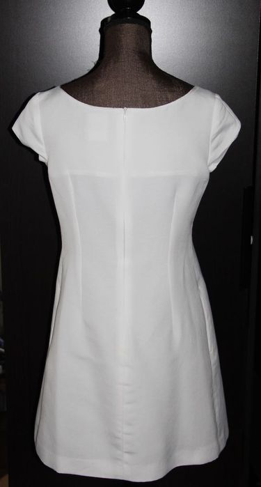 simple sukienka biała ślub ślubna suknia xs s 34 36