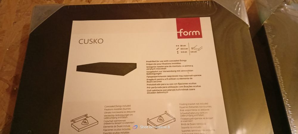 Półki ścienne różne rodzaje