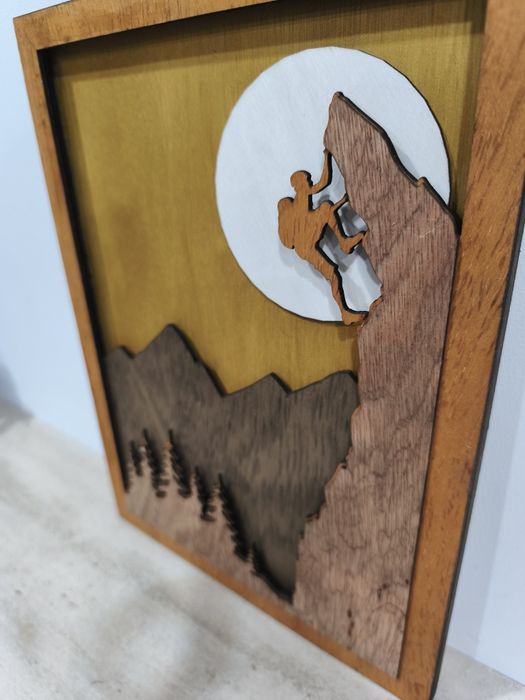 Alpinista/Montanhista/Escalada - Quadro de Profundidade