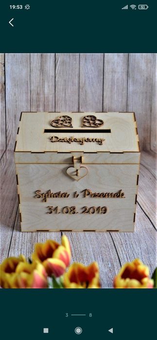 Skrzynka na koperty grawer w cenie