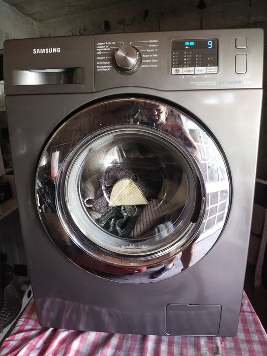 Máquina de lavar roupa Samsung ecobubble 8kg