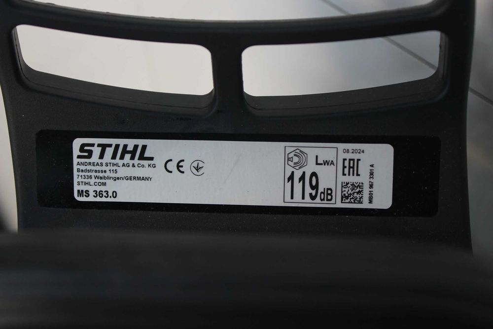 STIHL MS 363 4.8 KM Piła Nowa Oryginał zwykły gaźnik Profesjonalna