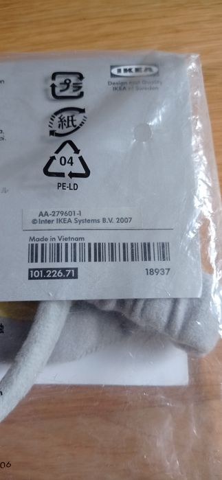 IKEA Klappar Maskarad nowa maska i uszy kot kotek