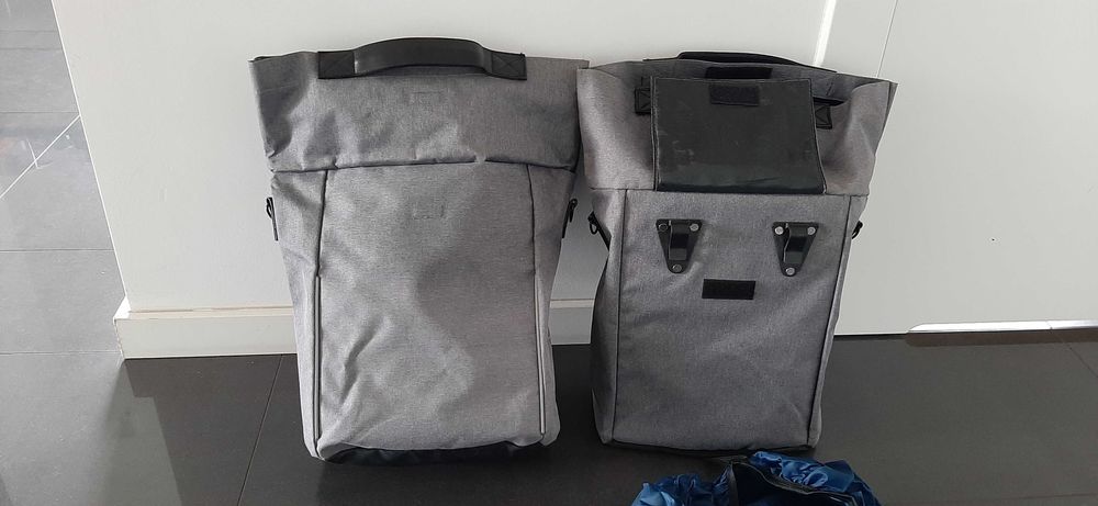 Sakwy rowerowe na bagażnik, wodoodporne, torba na rower zakupy