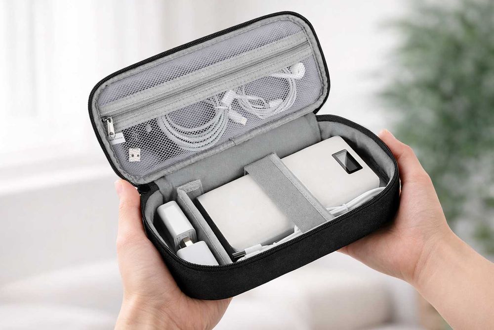 Organizador de Cabos de Viagem