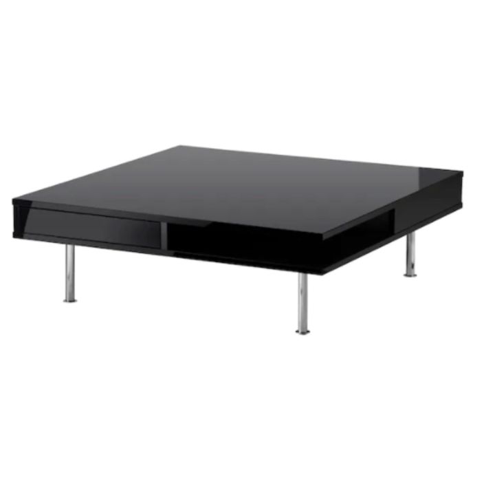 Mesa de Centro Preto Piano