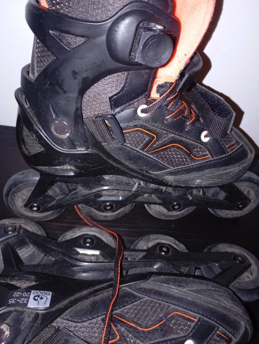 Patins em Linha Praticamente Novos – Tamanho 32/35