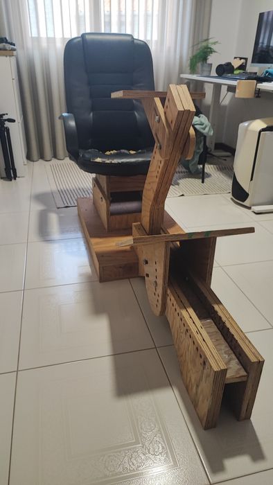 Setup sim racing artesanal e modular