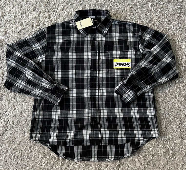 Vetements off white сорочка