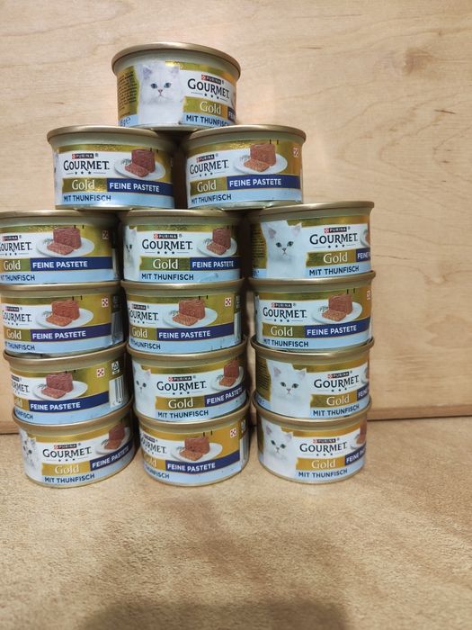 Gourmet Purina Gold 96x85g Kawałki tuńczyk