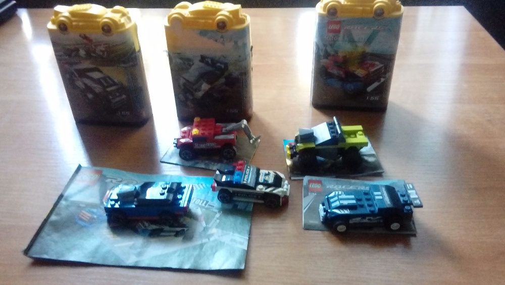 Lego racer 5 samochodów
