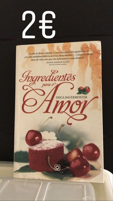 Livro “ingredientes para o amor”