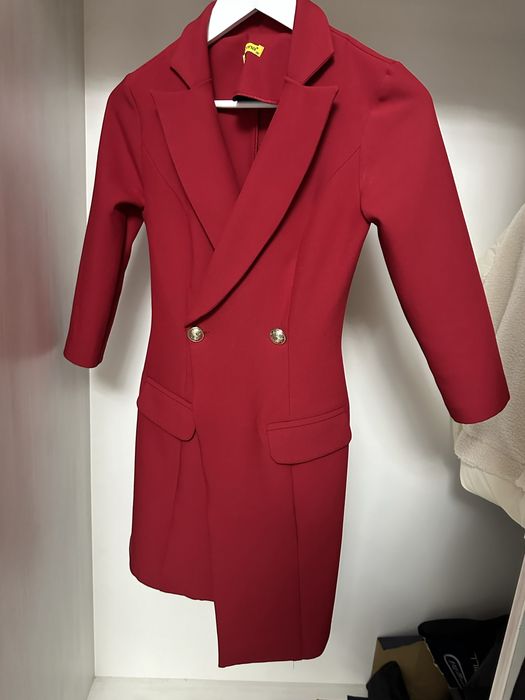 Плаття піджак червого кольору