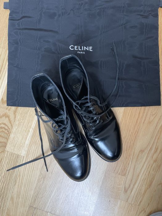 Skórzane botki Celine