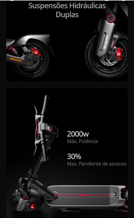 Segway Ninebot Max G3 E 2000w de potência