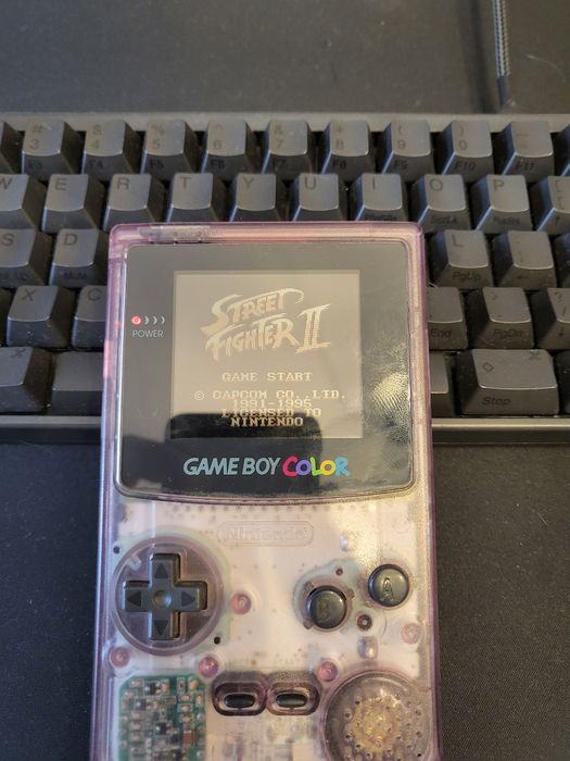 Street fighter II gameboy color