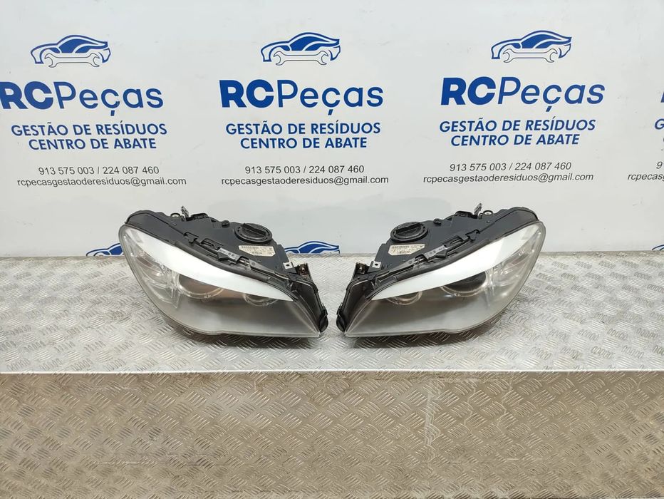 Conjunto Oticas Farois Frontal Frente Esquerda Halogenio Original BMW