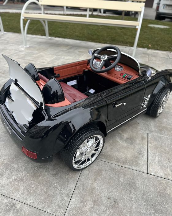 Детский электромобиль Мерседес Ретро на 4 мотора дитячий електромобіль