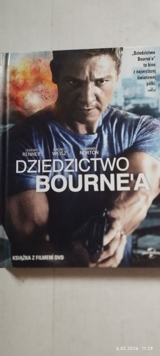 Dziedzictwo Bourne'a- film DVD.