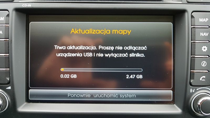 Hyundai KIA mapa Europy Polski język Menu Polski Lektor USB SD 2025