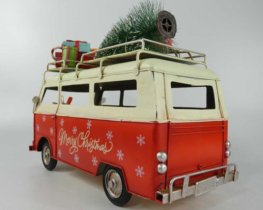 Metal samochód RETRO auto VW OGÓREK pojazd prezent BOŻE NARODZENIE 37c