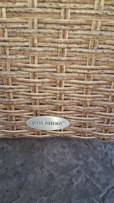 Плетеный стол искусственный ротанг jutlandia